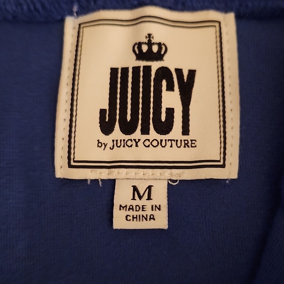JUICY  COUTURE Plush Velour, Size Med. - Picture 3 of 5